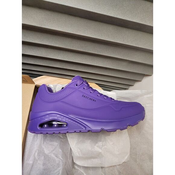 Skechers Street Uno Stand On Air – Purple Memory Foam US 8 EU 41 - Picture 10 of 11